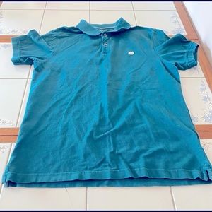 Men’s Banana Republic collared Short Sleeve Shirt. Size Medium.  Color Teal Blue